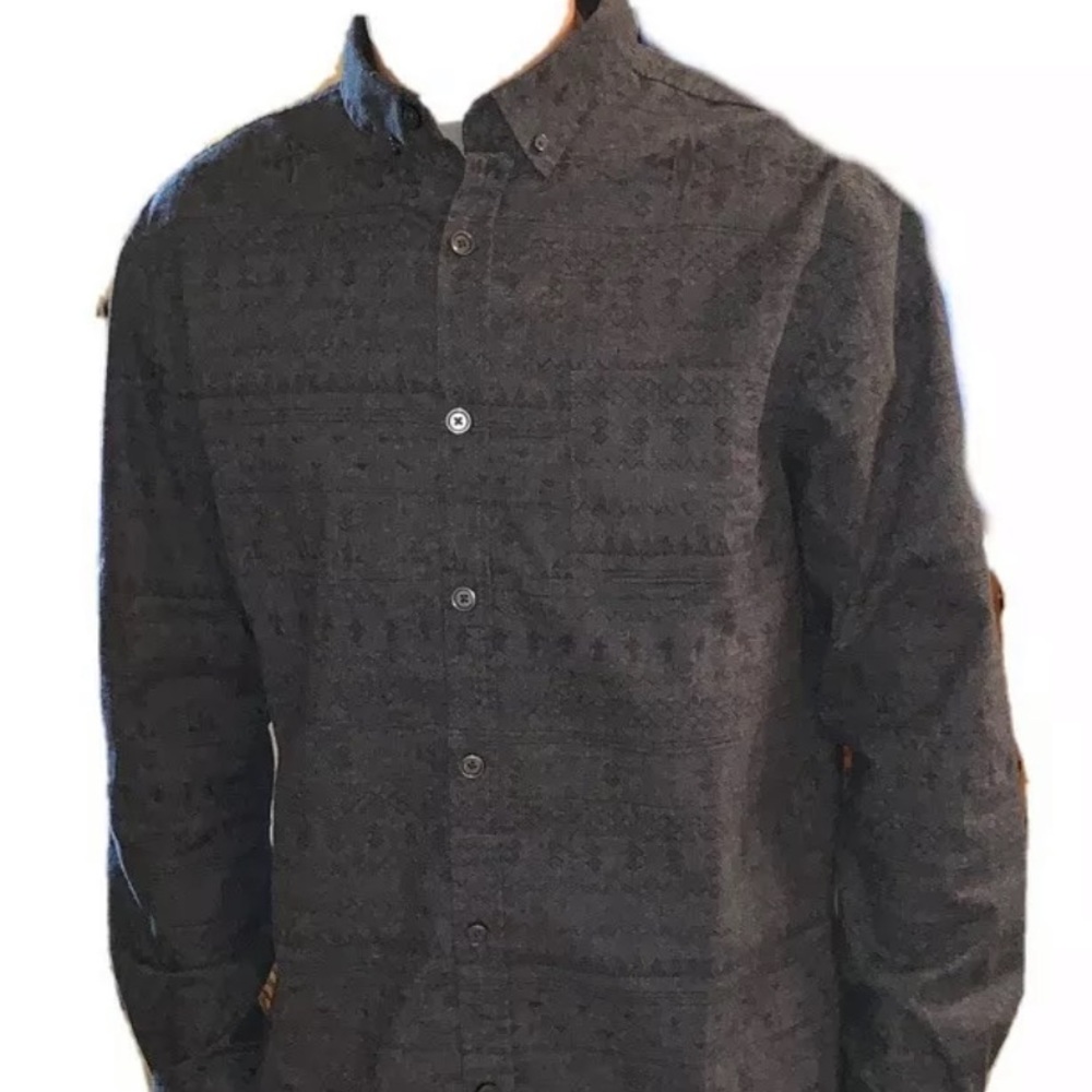 Birch Black small Button Up